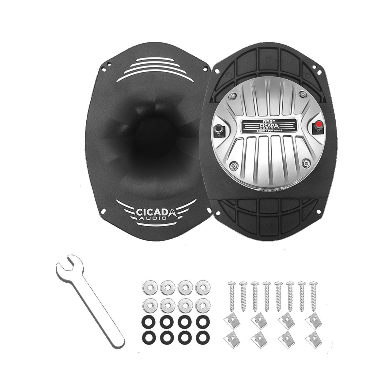 Cicada Audio RR3T - 3-inch Titanium Horn, Pair - Creative Audio