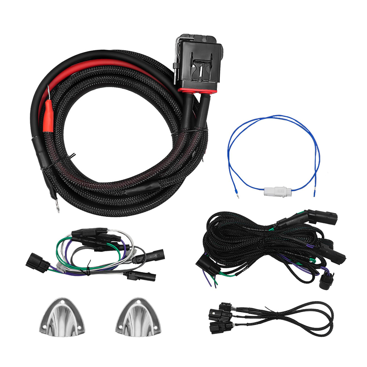 Cicada Audio HDPro4K - 4-Channel CX/DSP Wiring Harness Kit with 8