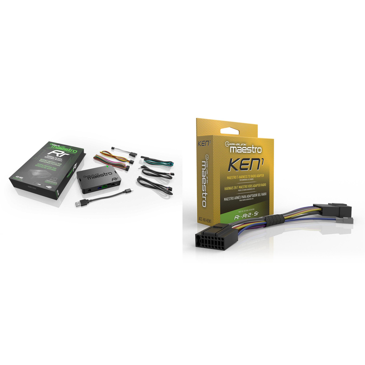 iDatalink ACC-HU-KEN1 Head Unit Adapter 22 Pin Harness For