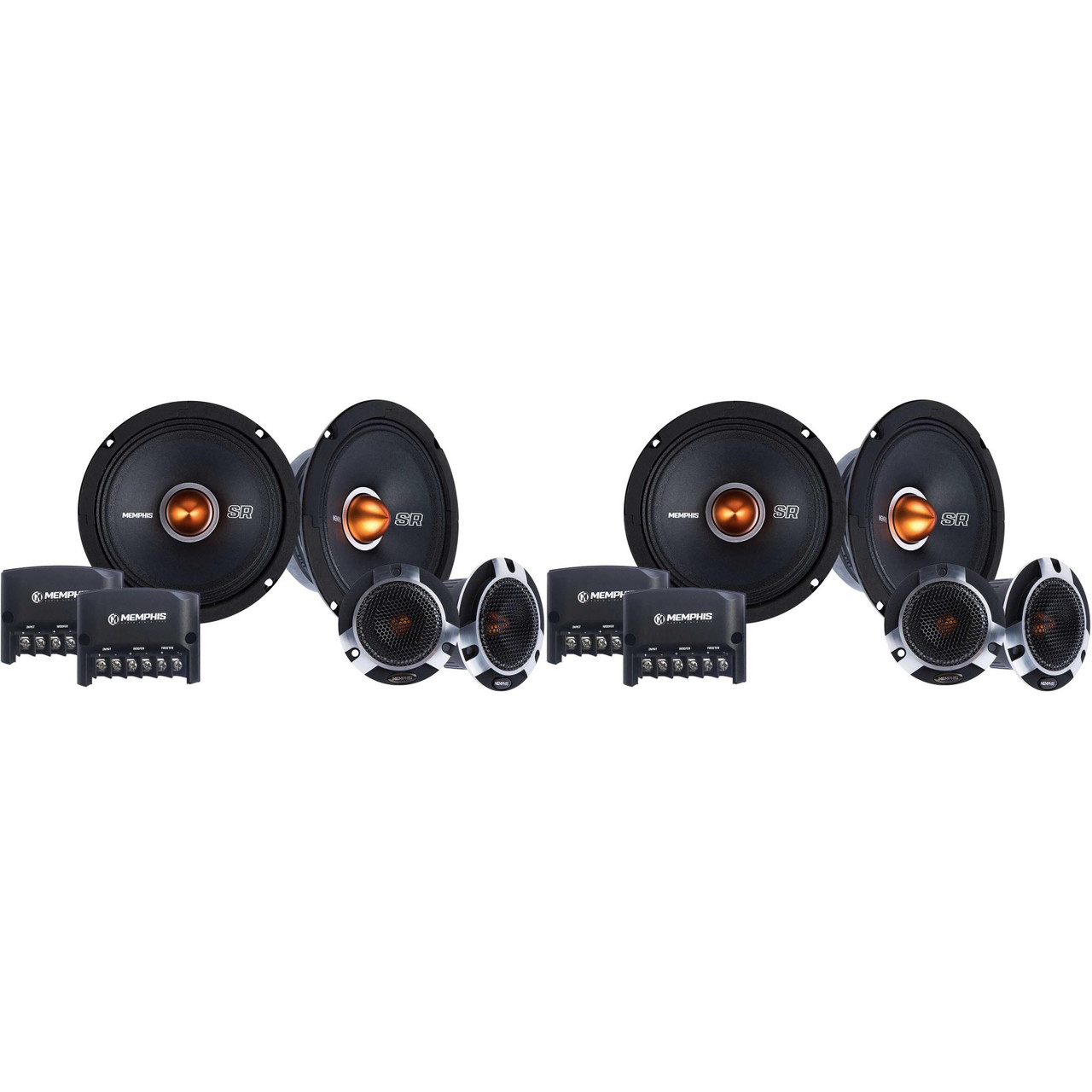 Memphis Audio - Two Pairs of SRXP62CV2 SRX PRO Audio 6.5