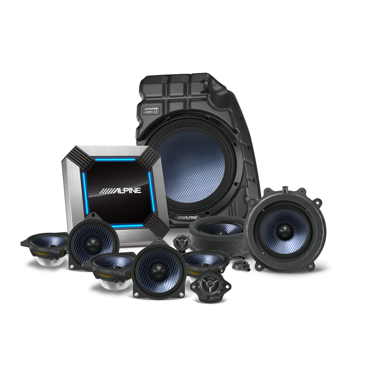 Alpine PSS-TSLA-223P 13-Speaker Sound System Upgrade for the 2022