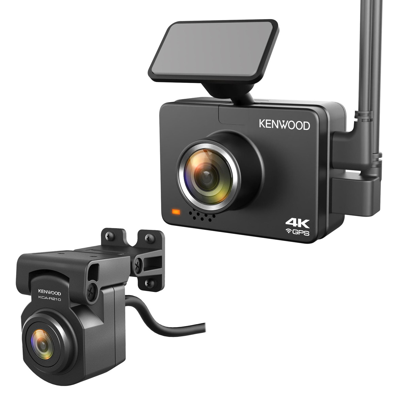 Kenwood DRV-A610WDP 4K Front and 2K Rear Dash Cam System, WiFi