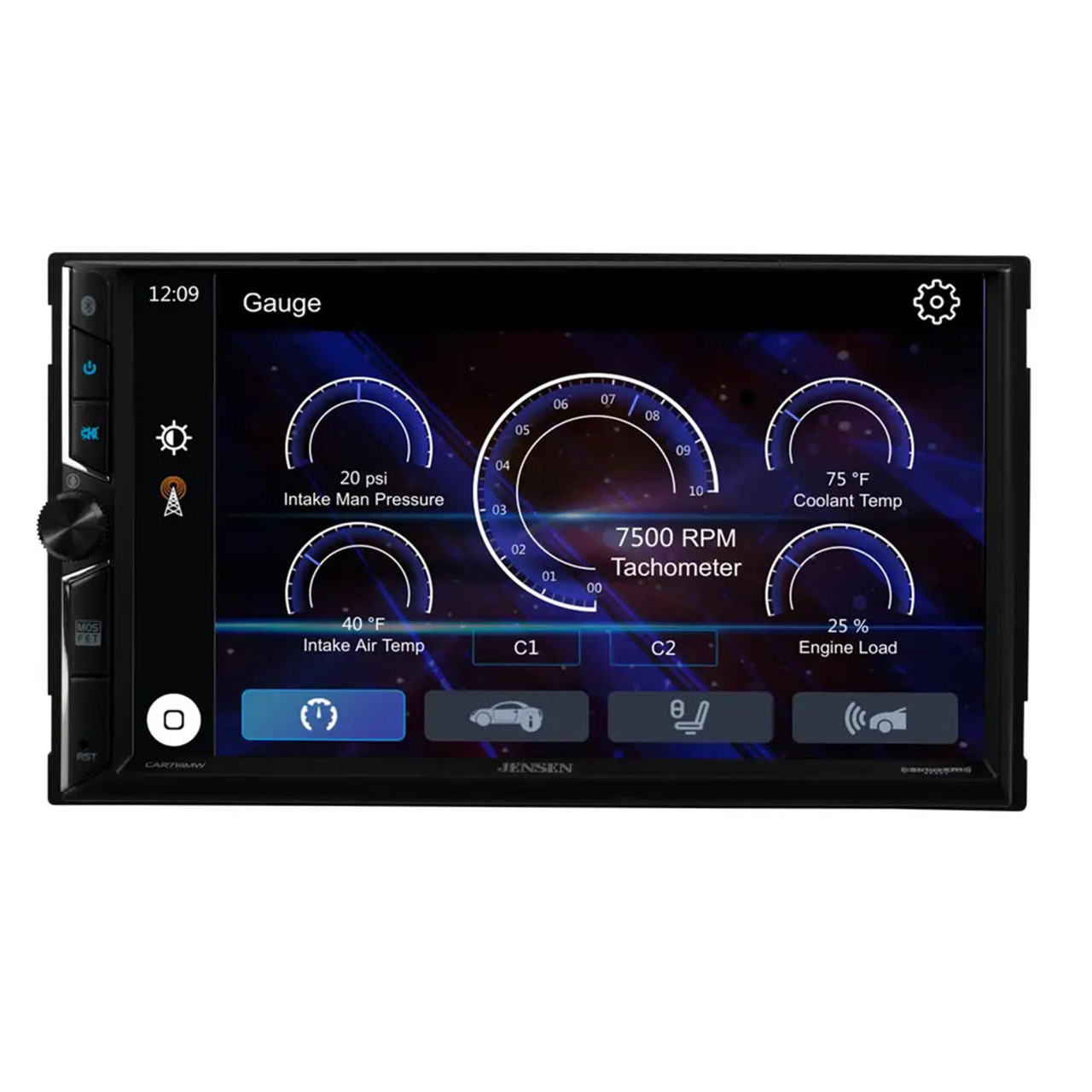 Jensen CAR714MW Car Radio with 7″ Touchscreen - Creative Audio
