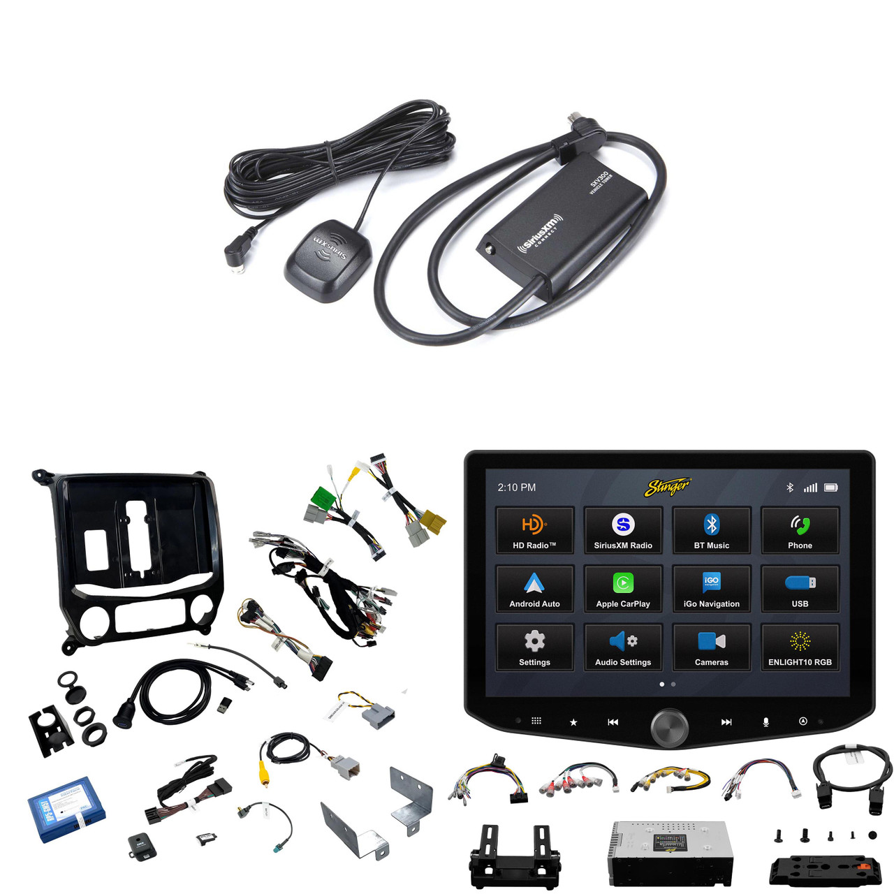 Stinger Ix210 Horizon10 10.1-Inch Floating Multimedia Infotainment