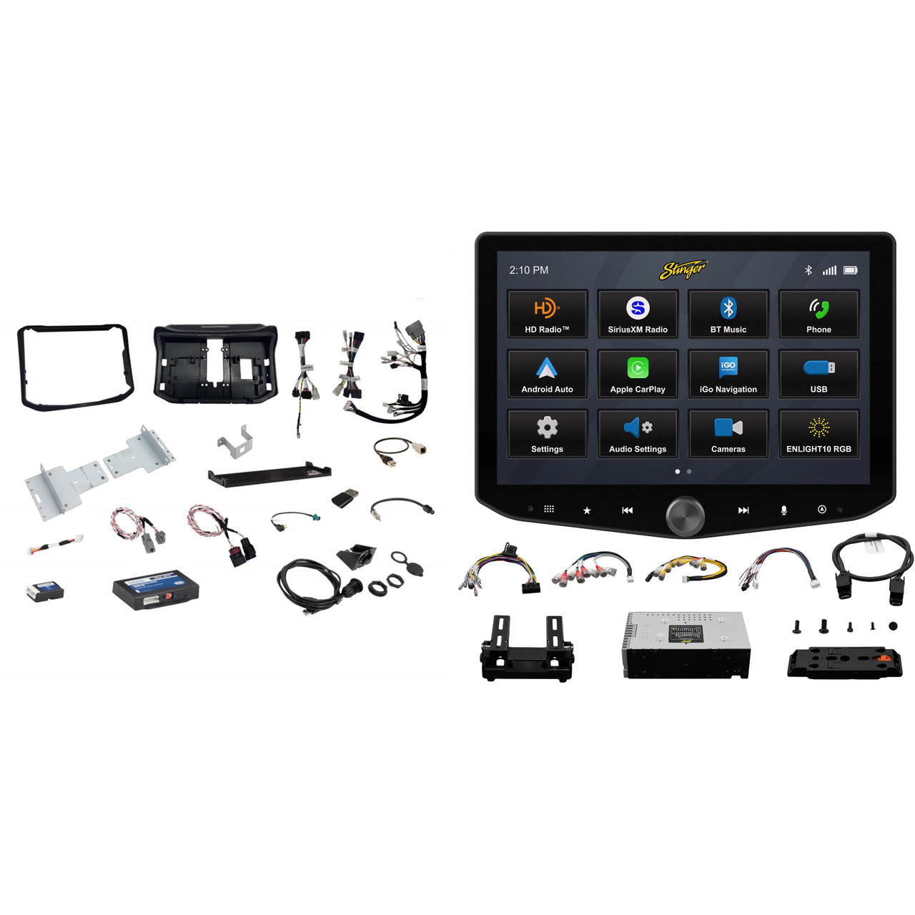 Stinger Ix210 Horizon10 10.1-Inch Floating Multimedia Infotainment