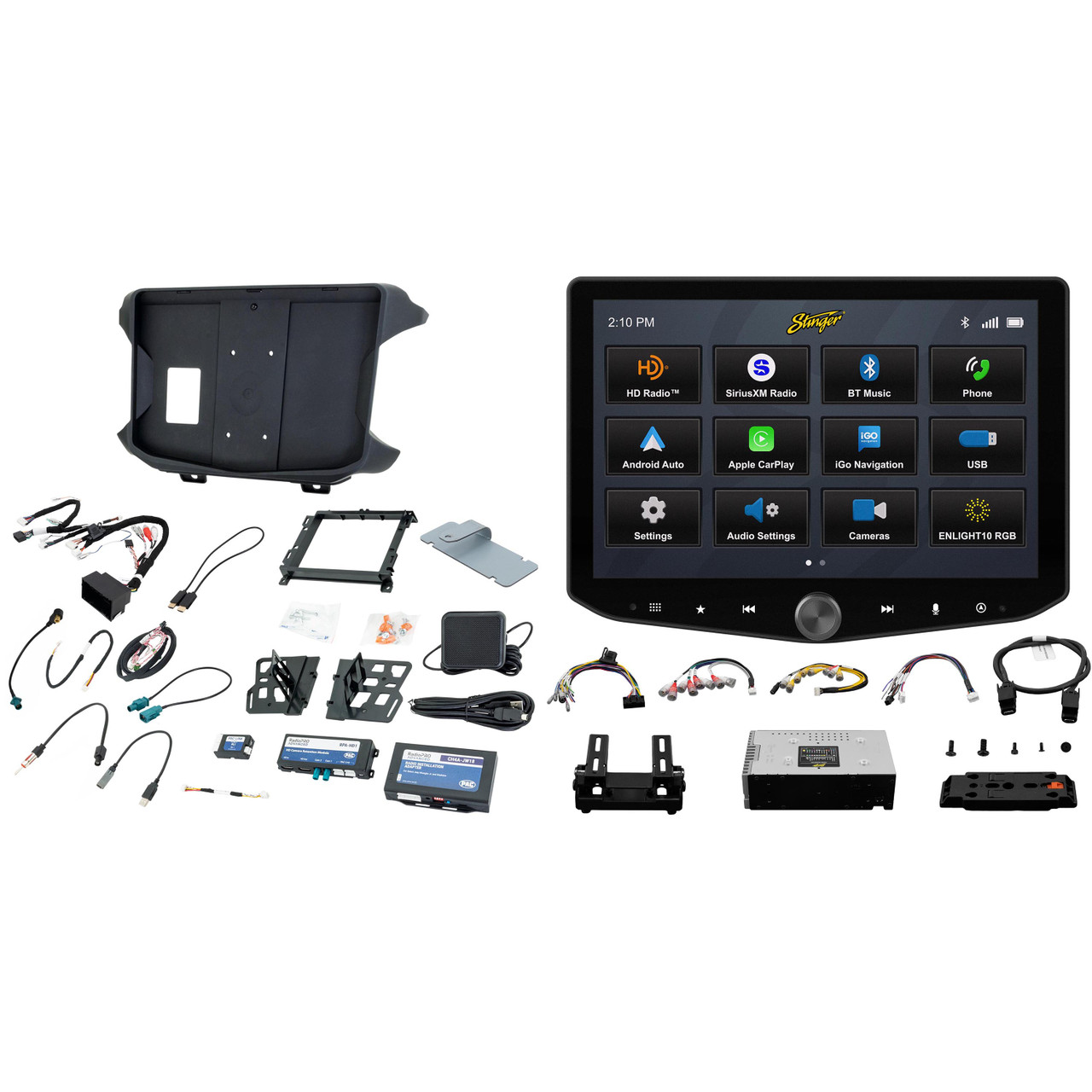 Stinger Ix210 Horizon10 10.1-Inch Floating Multimedia Infotainment