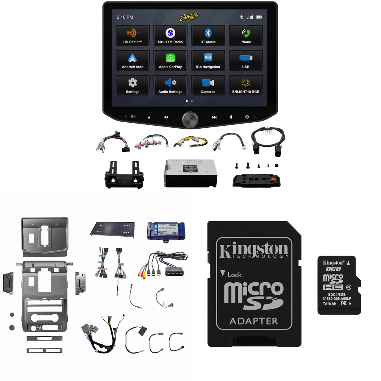 Stinger IX210 HORIZON10 10.1-inch FLOATING MULTIMEDIA INFOTAINMENT
