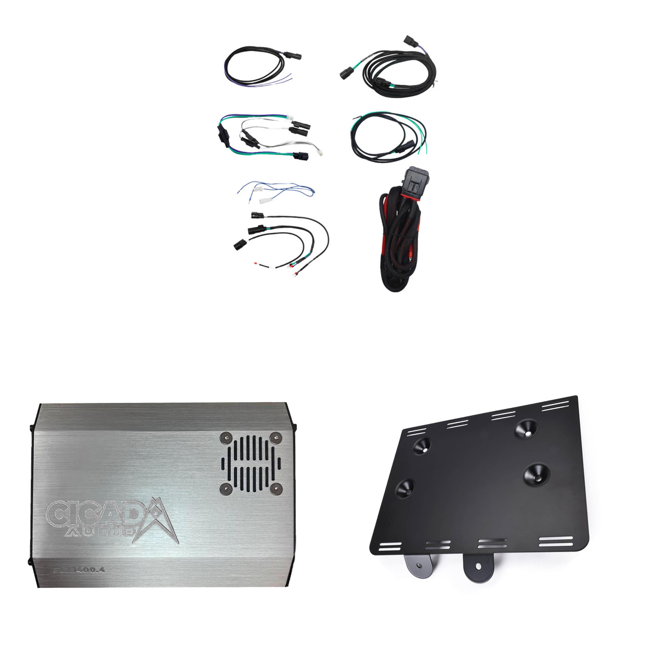 G-RAP / AMP – Southside / FL Cicada Audio FLX1400.4 - 4 x 350 @ 2 Ohm Amplifier with 14HDAR-SG