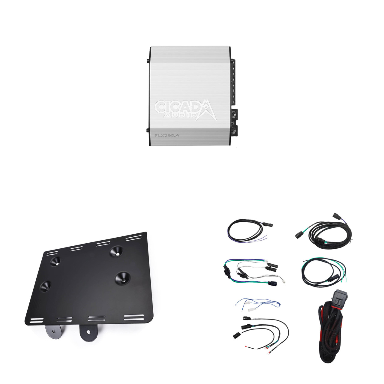 Cicada Audio FLX700.4 - 4 Channel x 175 Watts @ 2 Ohm Amplifier
