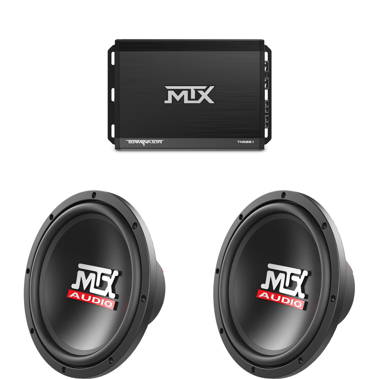 MTX TERMINATOR 500-Watt RMS 2Ω Mono Block Class D Amplifier and