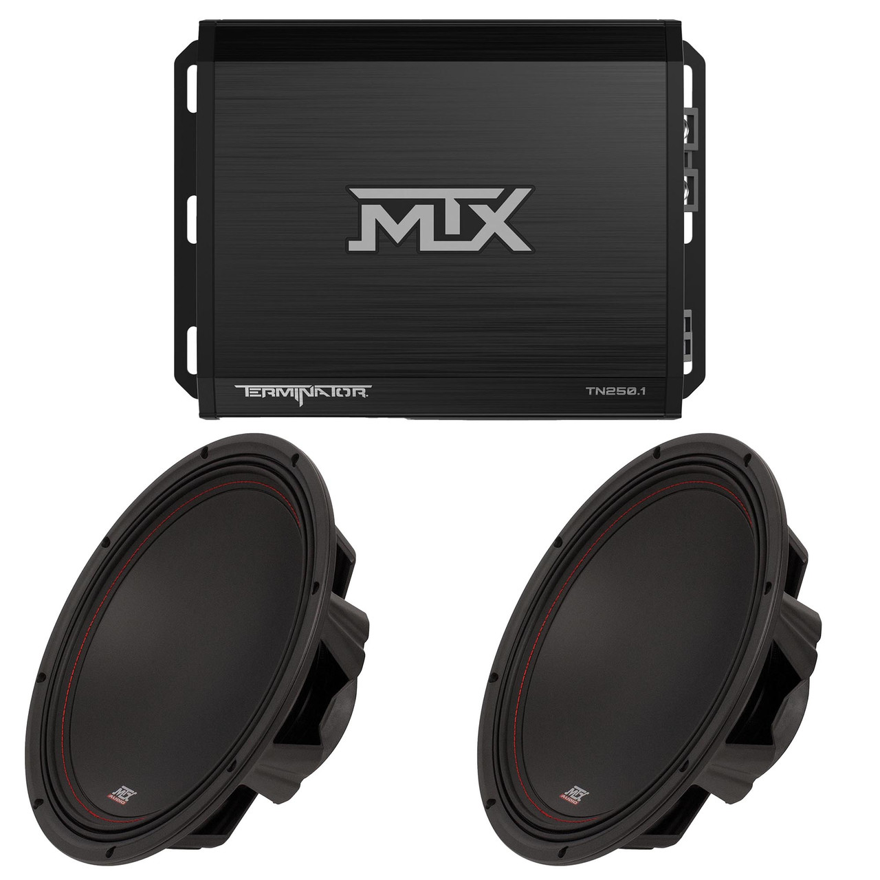 MTX TERMINATOR 250-Watt RMS 2Ω Mono Block Class D Amplifier and