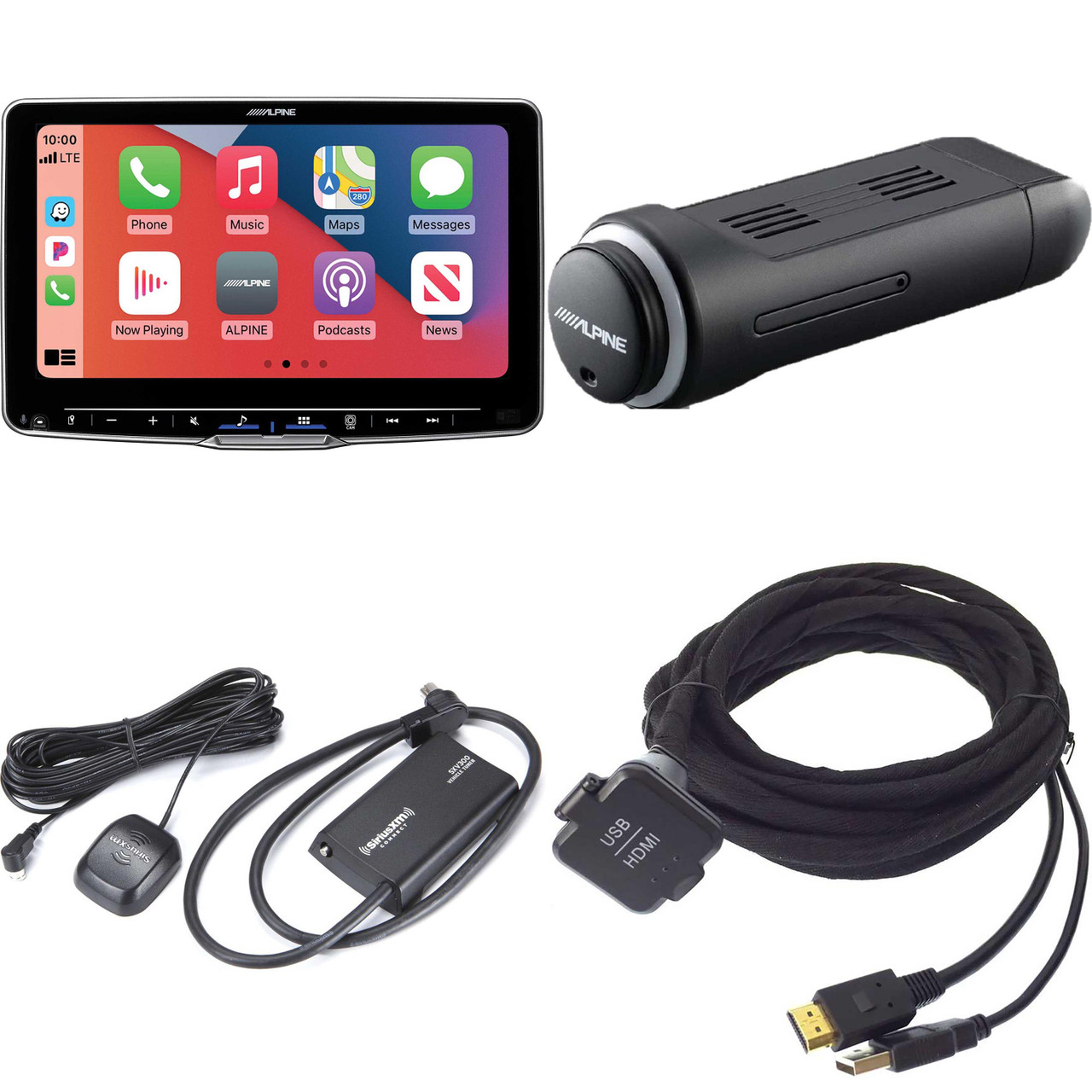 Alpine Halo9 iLX-F509, KCU-315UH USB / HDMI Extension Cable w/ KTX