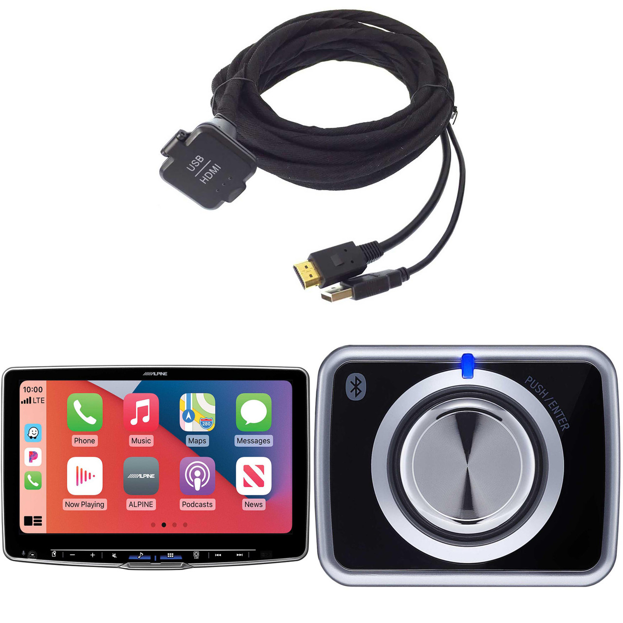 Alpine Halo11 iLX-F511, KCU-315UH USB / HDMI Extension Cable with