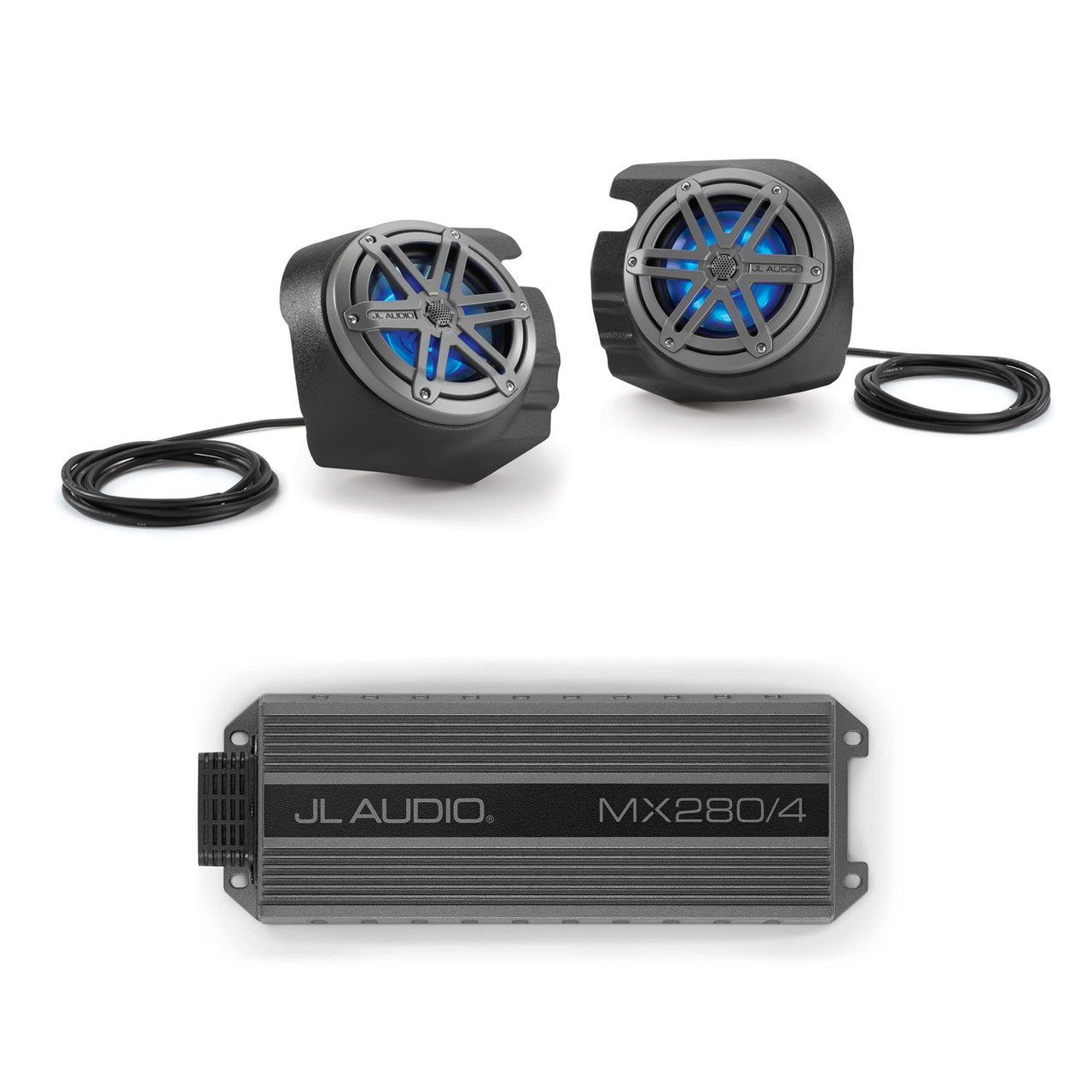 JL Audio Polaris RZR Stealthbox and Amp bundle 2014 & Up Polaris
