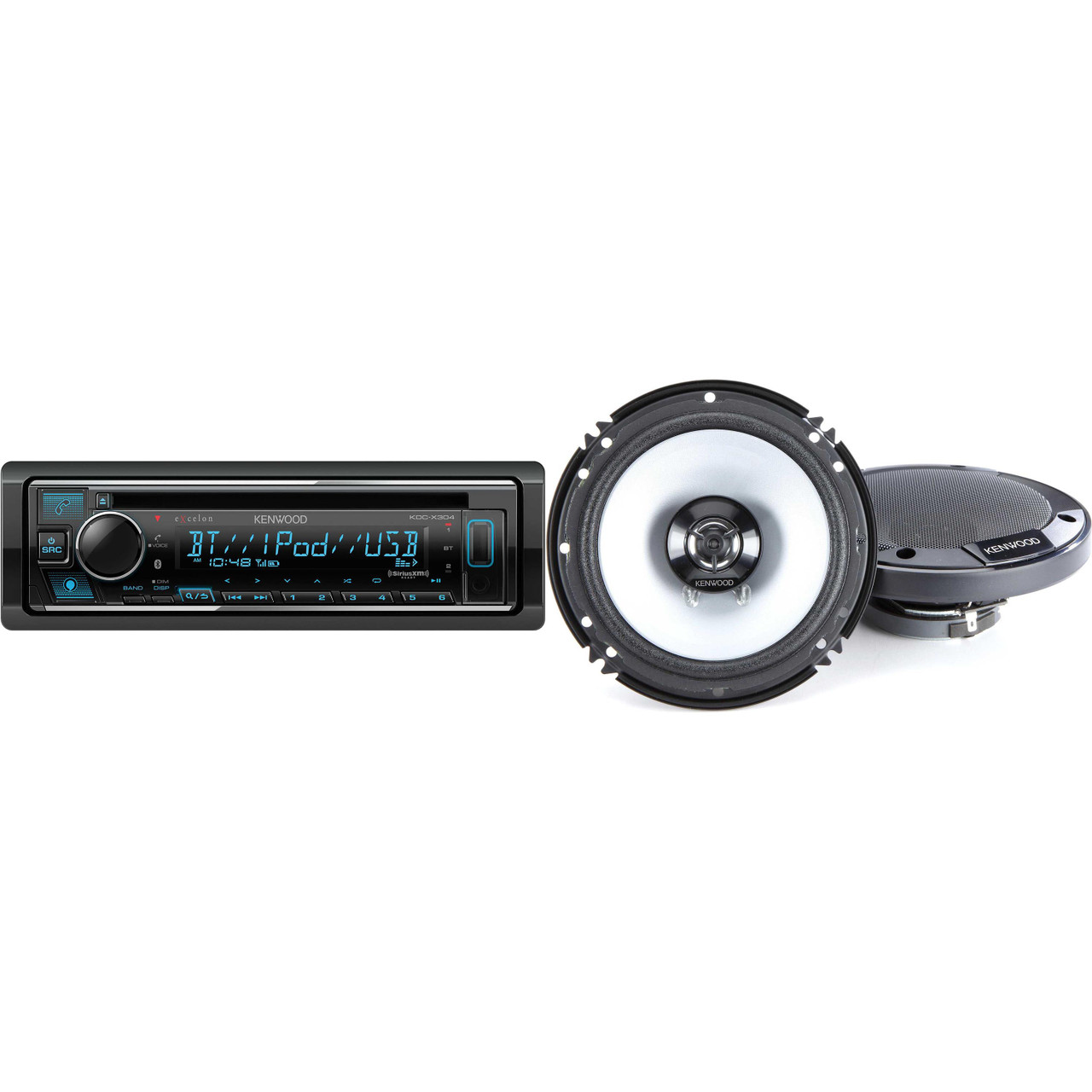 Kenwood KDC-X305 Bluetooth single DIN CD receiver with Alexa with