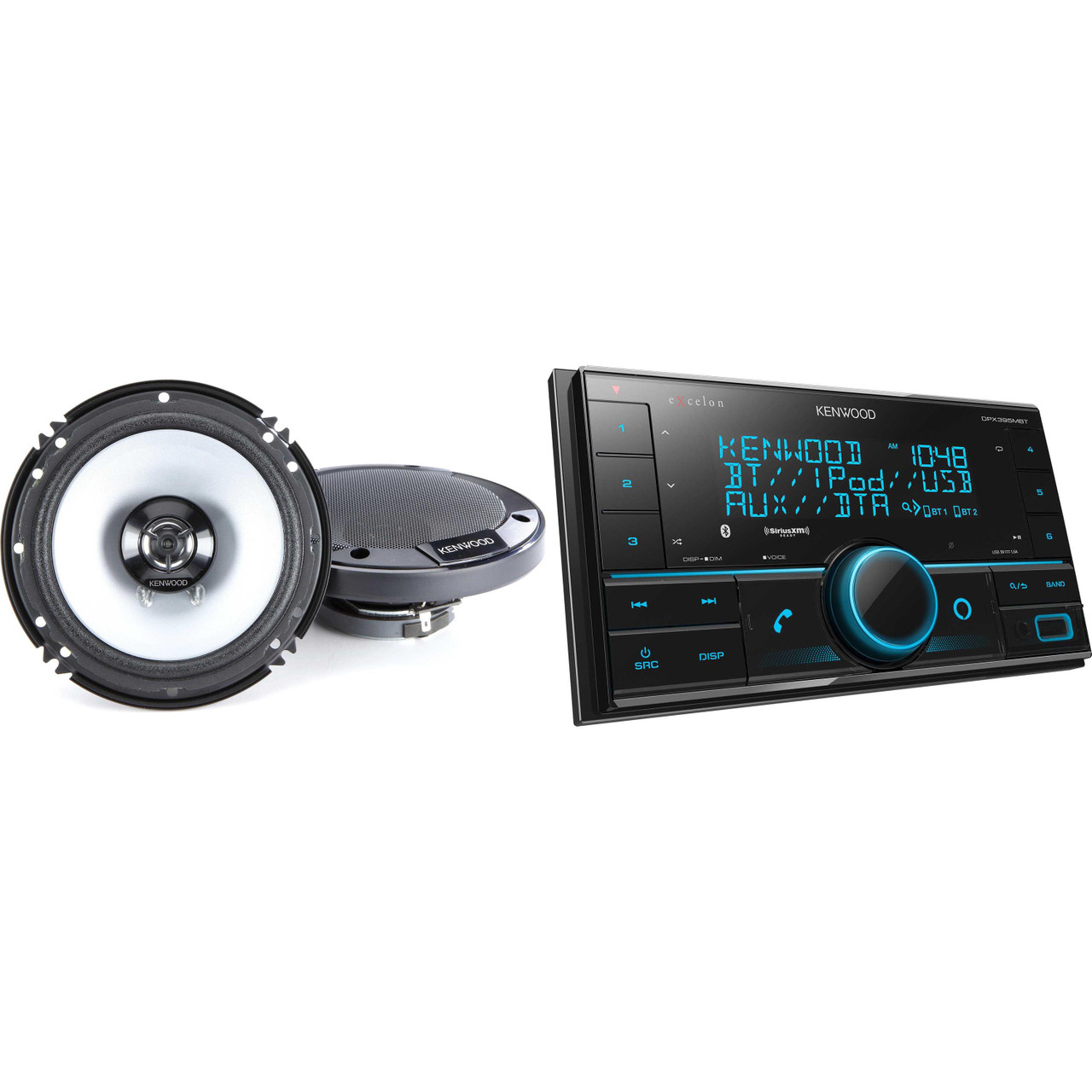 Kenwood DPX395MBT Bluetooth AUX and USB Double DIN CD receiver
