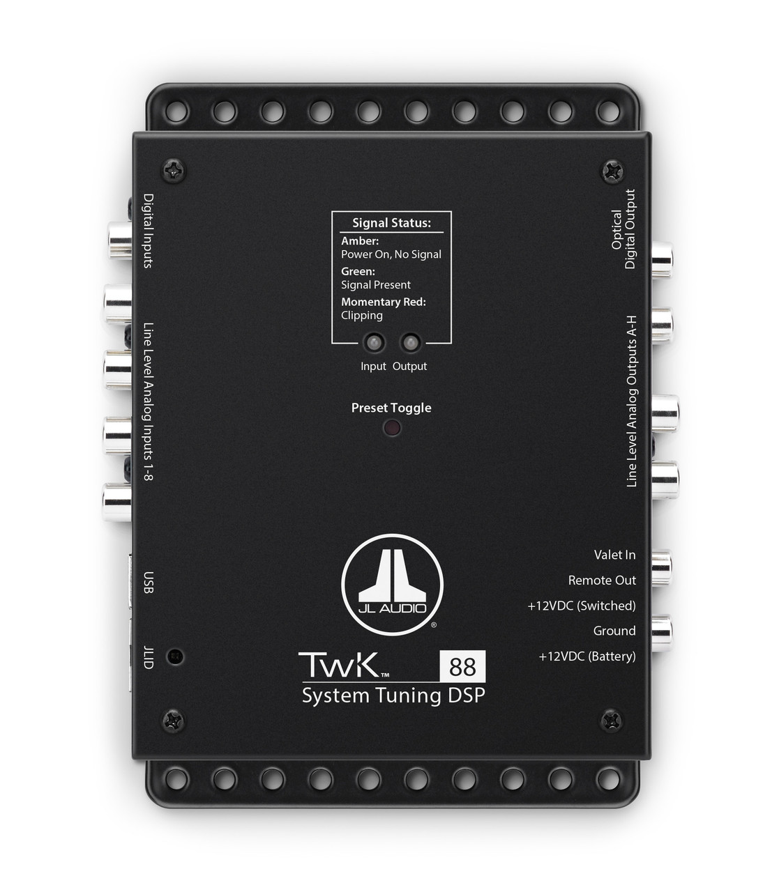JL Audio TwK-88 System Tuning DSP: 8 Inputs/8 Outputs+Digital in
