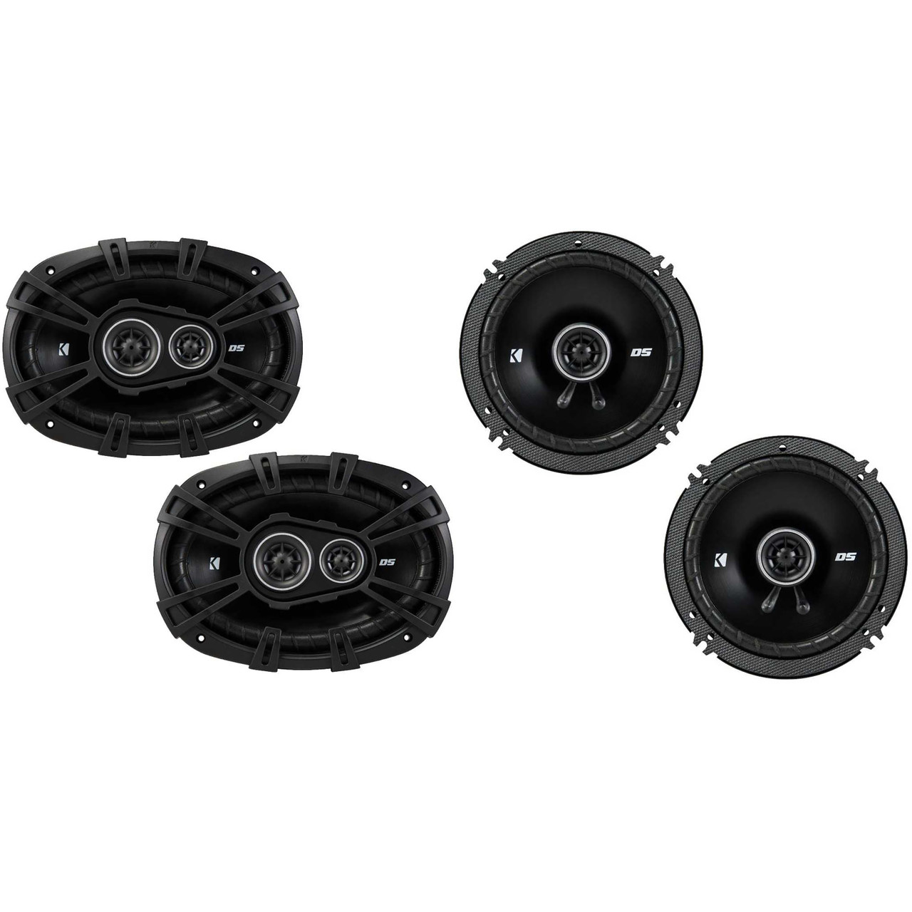 Kicker DSC6930 6x9-Inch (160x230mm) 3-Way Speakers w/ 43DSC6504