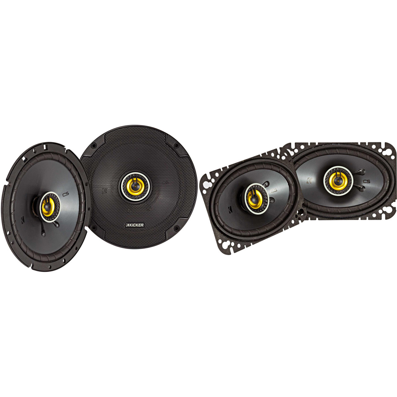 Kicker 46CSC674 CS-Series CSC67 6.75-Inch (165mm) Coaxial Speakers