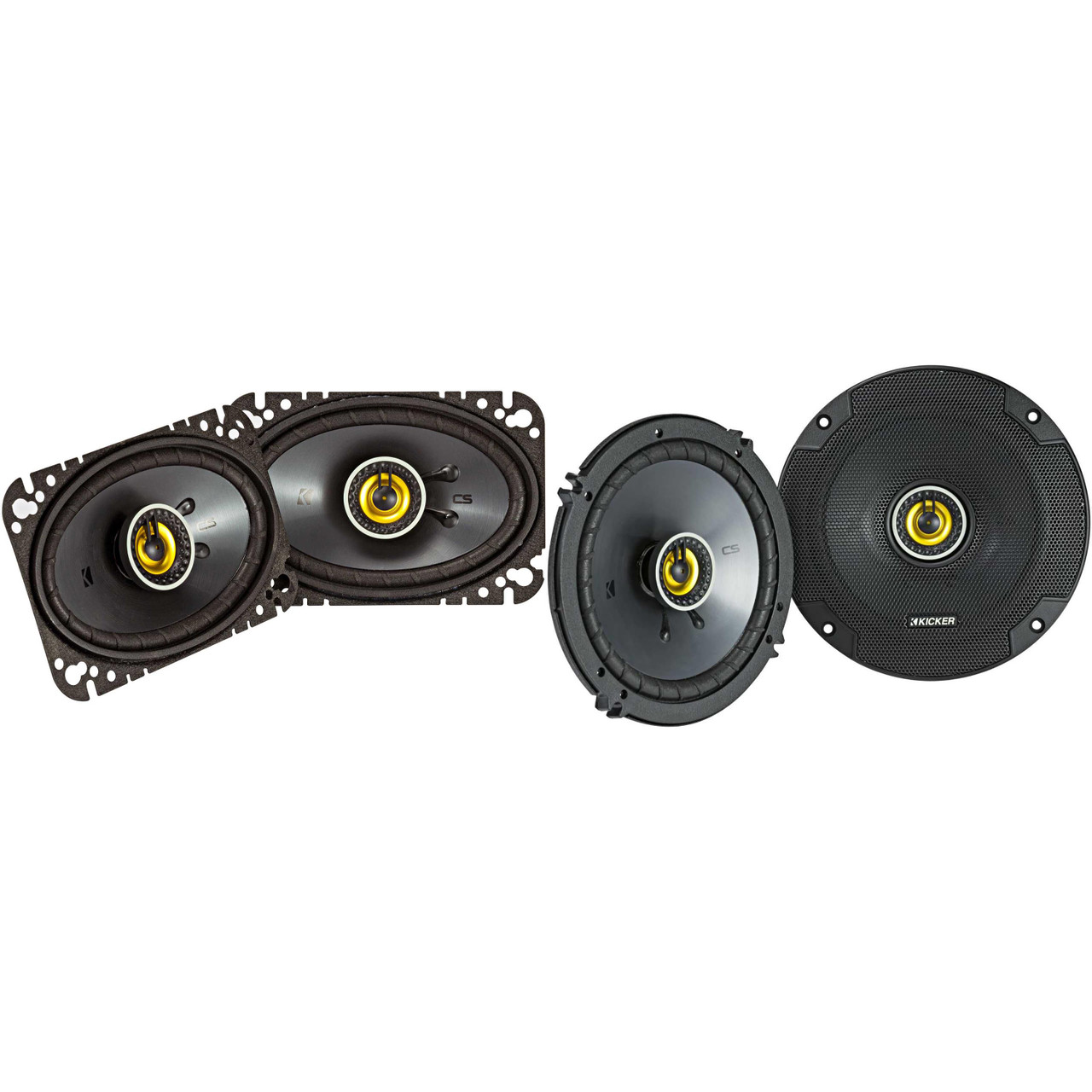 KICKER Speaker Package of 2 Items: CS Series Two 6.5