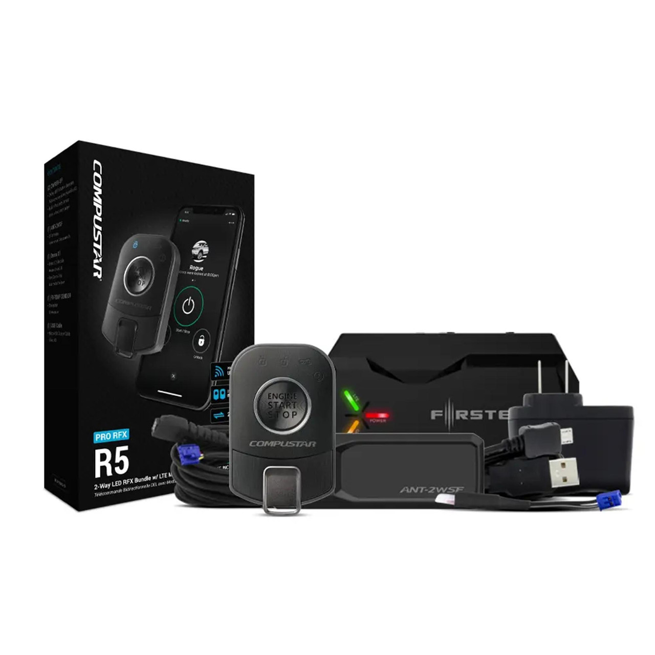 Compustar RFX-P2WR5-SF PRO R5 with LTE Pro 2-Way RFX Connectivity
