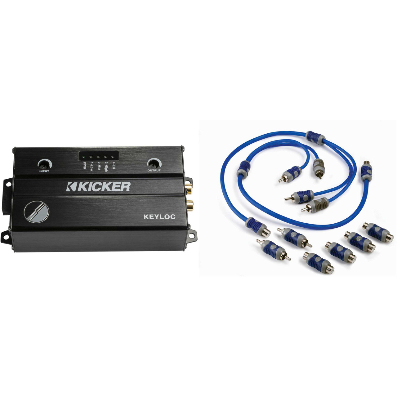 Kicker 47KEYLOC Key Series Smart Powered Line-Out Converter