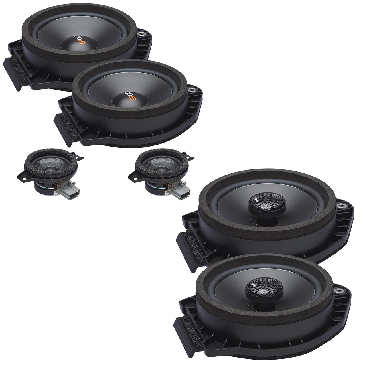 PowerBass OE Series Direct Replacement Speakers With Front