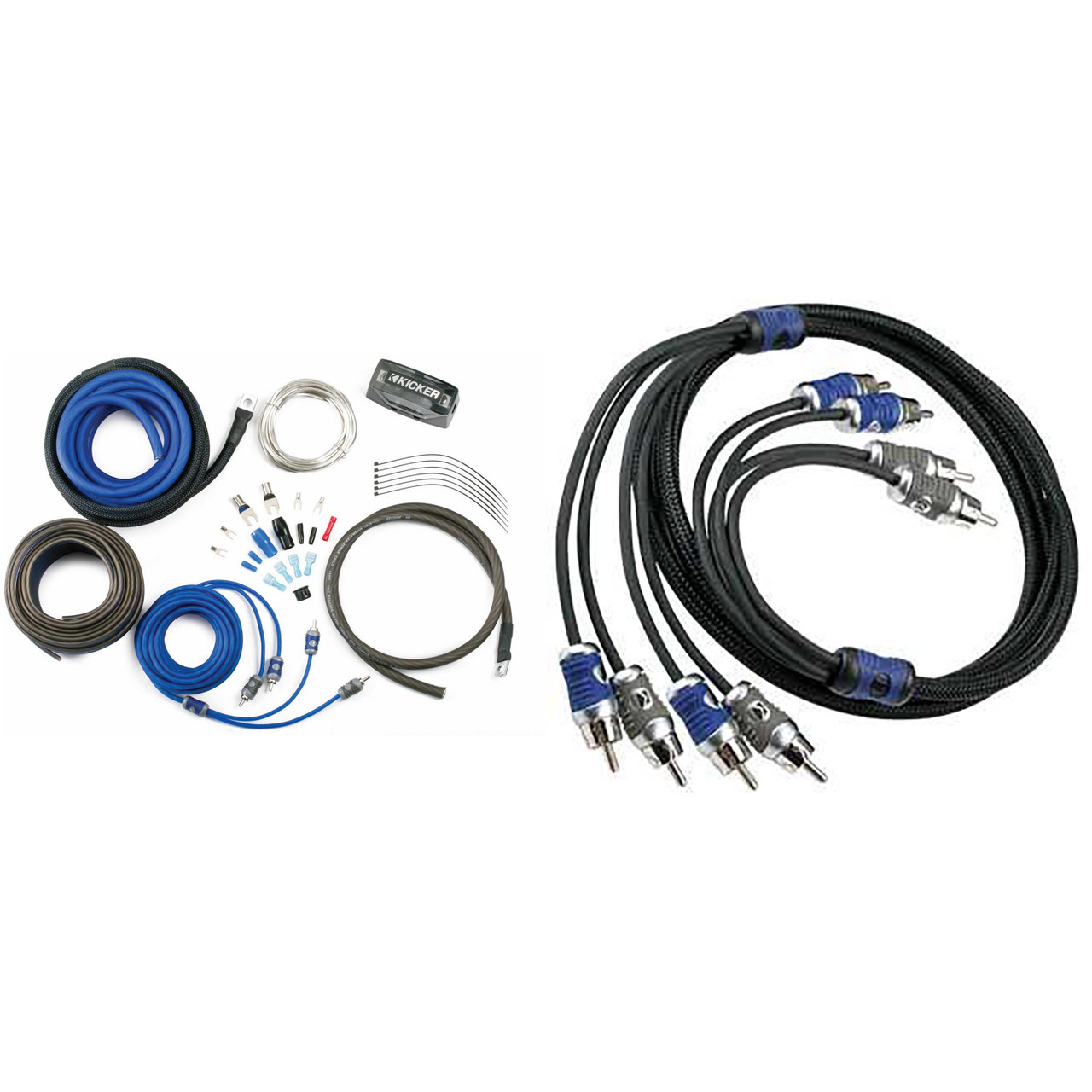 Kicker 46CK8 K-Series Complete 8-AWG Amplifier Connection Kit W/ 2