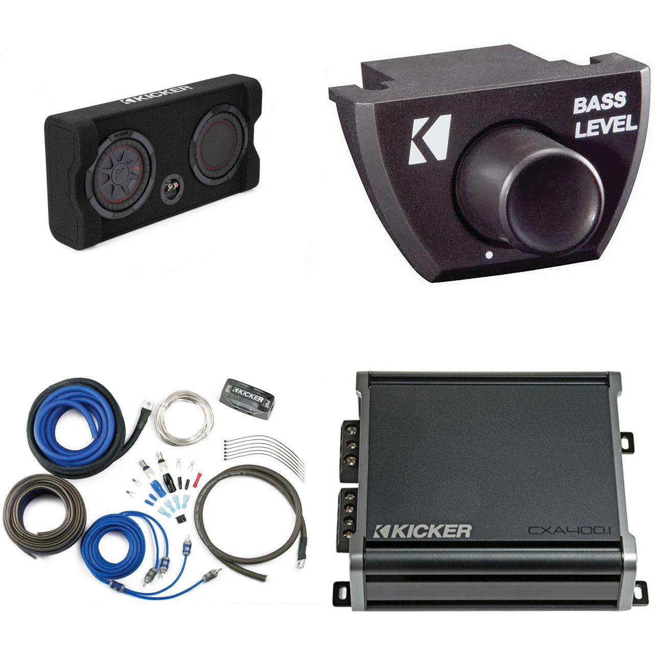 Kicker Comp RT 8 Inch 48TRTP82 Thin Down Firing Enclosure Package