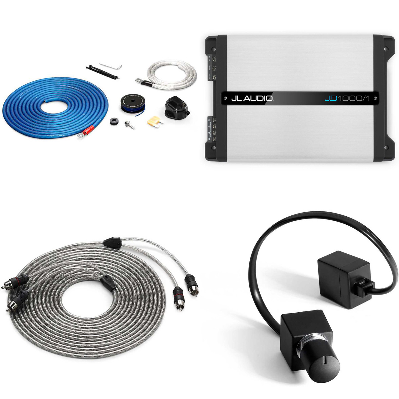 JL Audio JD1000/1 Monoblock Class D Subwoofer Amplifier, 1000 W