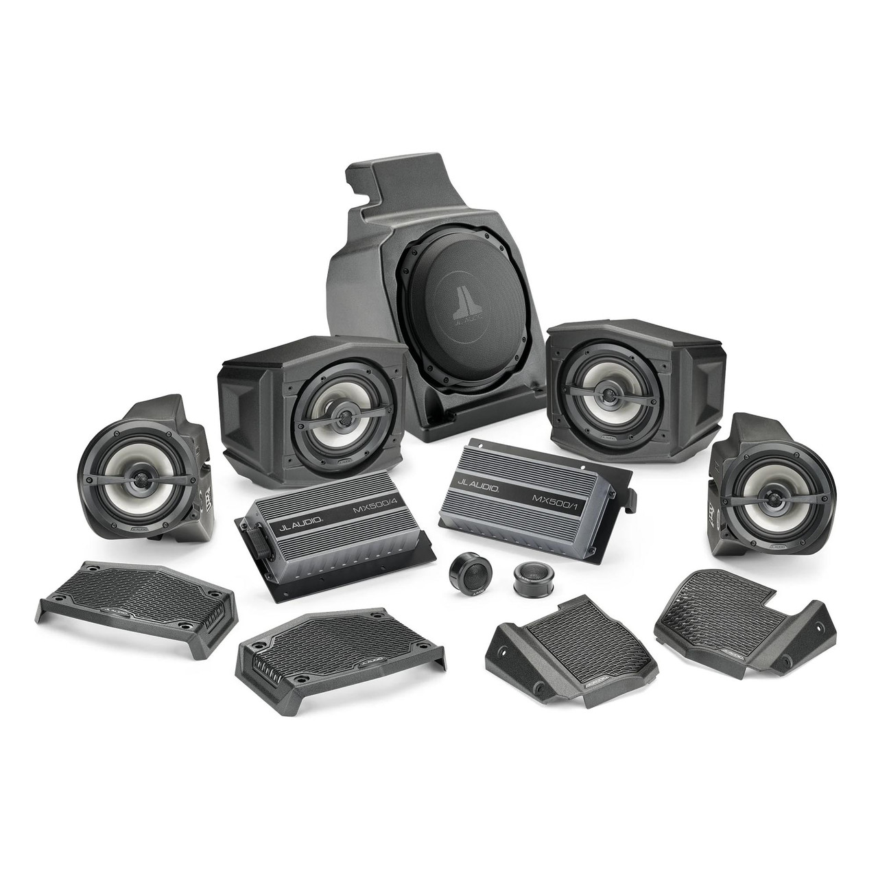 マジカルラジオ1 2 3 JL Audio SLPK-POL-RZ19RC/M6 SlamPak audio system for 19-24 Polaris