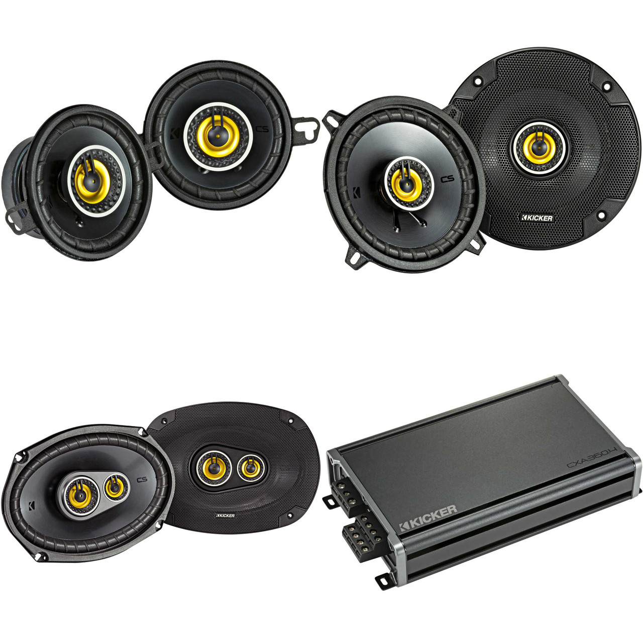 Kicker for Dodge Ram Truck 2002-2011 Speaker & Amp bundle - CSC