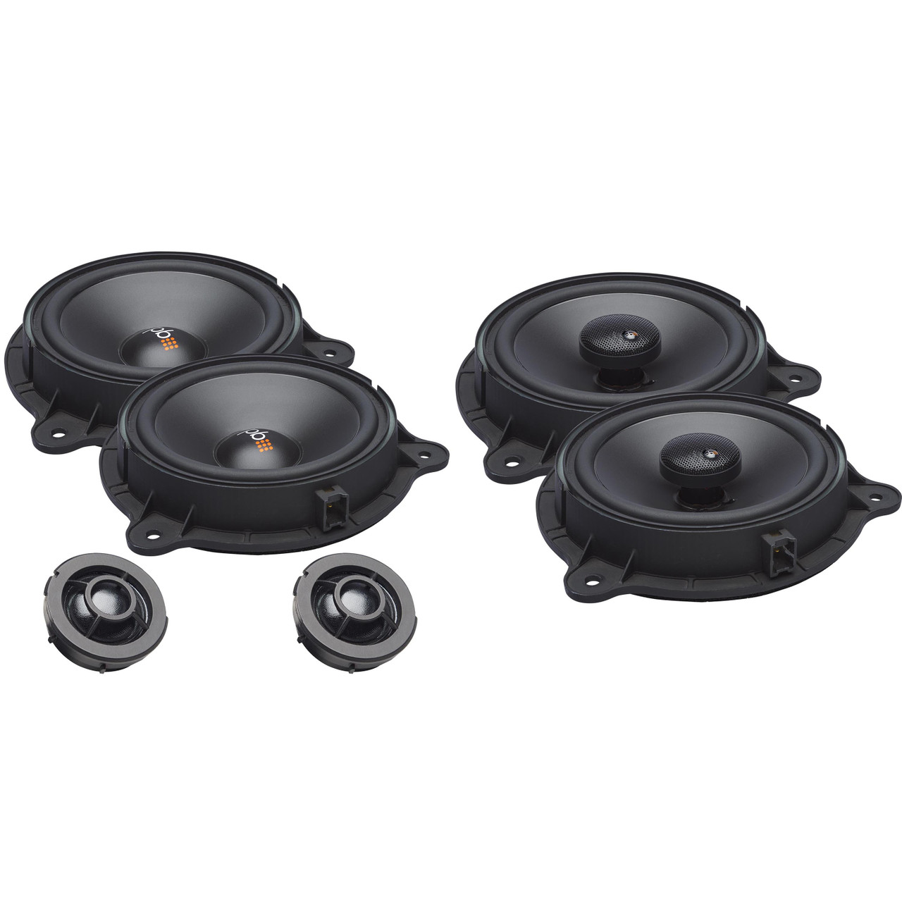 PowerBass Replacement Speakers for 09-14 Nissan Cube Front Door