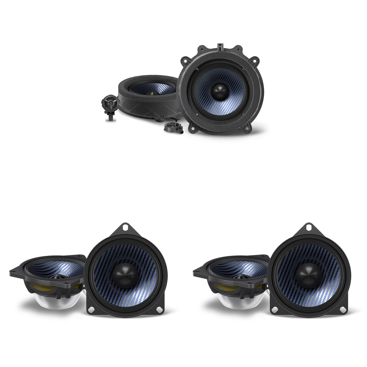 Alpine Tesla Audio Upgrade, Model Y Door Speaker Bundle ( EV-65C-T