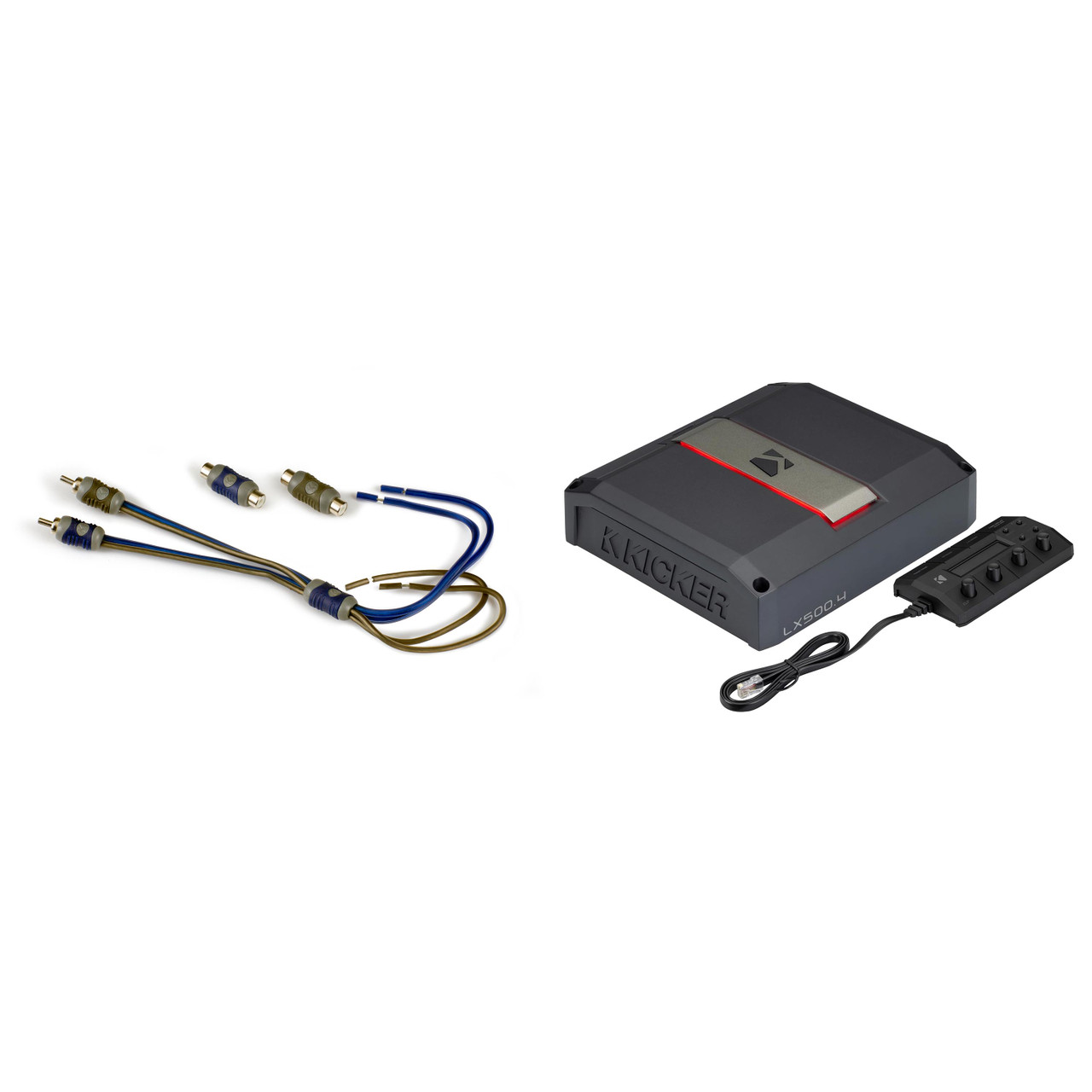 Kicker LX500.4 , KISL, 4-Channel Amplifier - 4x125 Watts Full