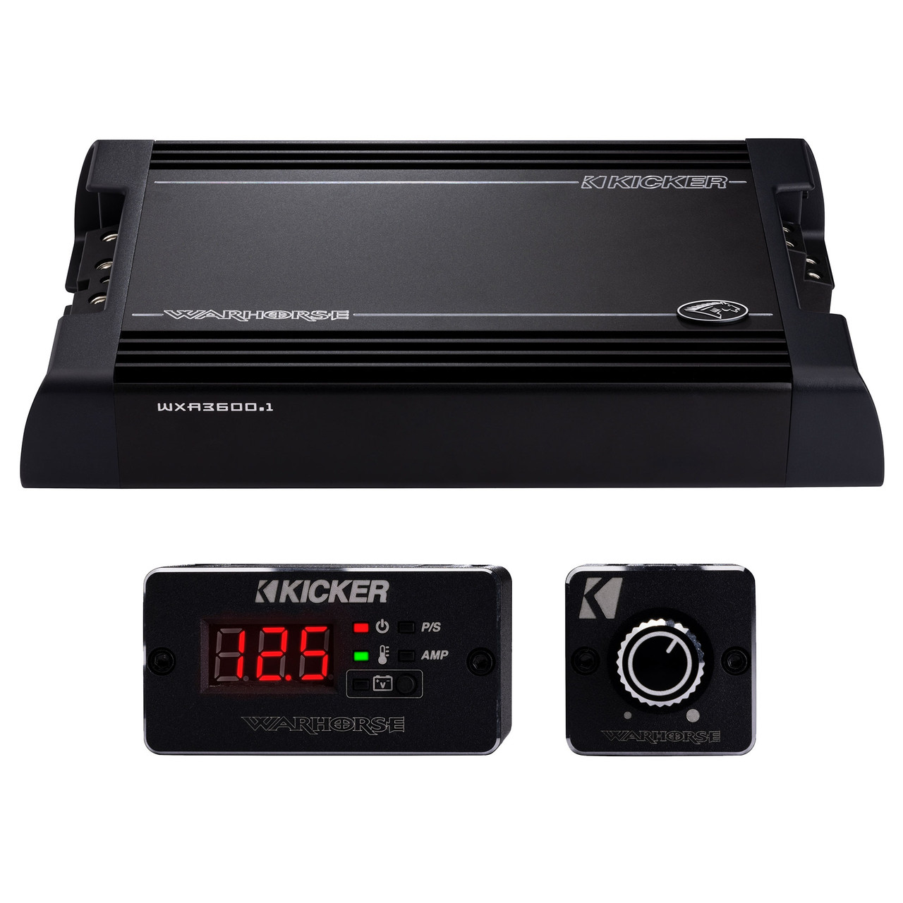 Kicker Warhorse WXA3600.1 Monoblock Subwoofer Amplifier | 3600