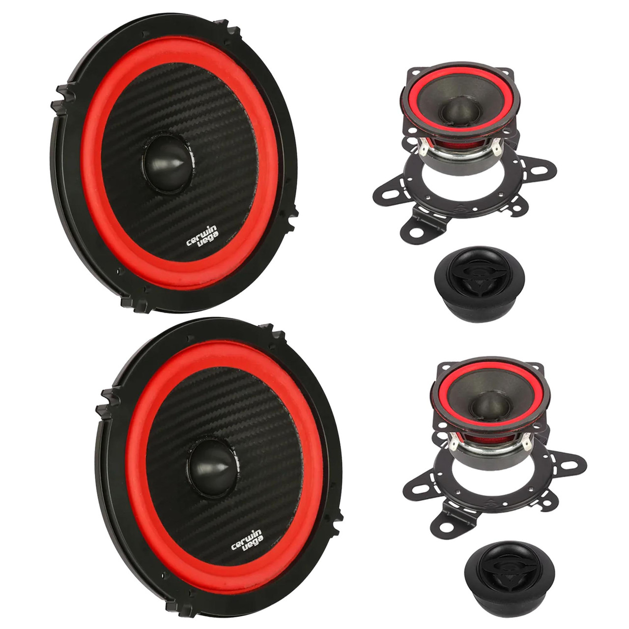 Cerwin-Vega V6525C 3-Way Component Speakers
