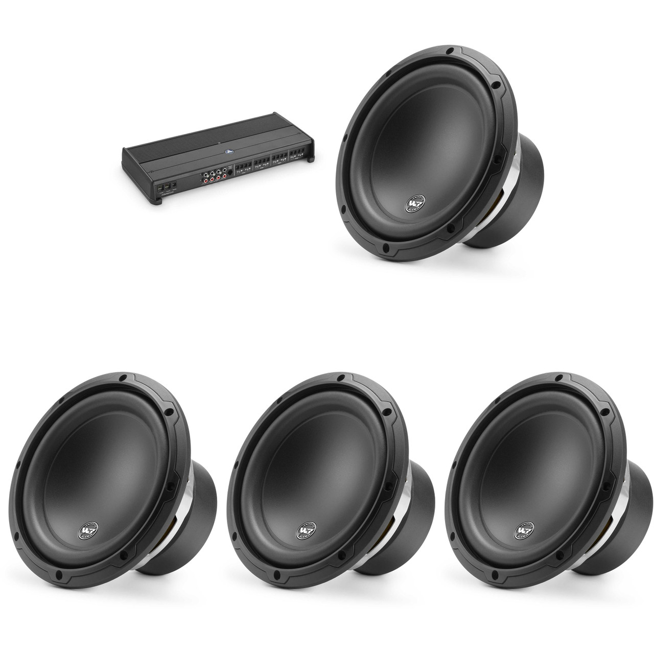 JL Audio (4) 8W3v3-4 8