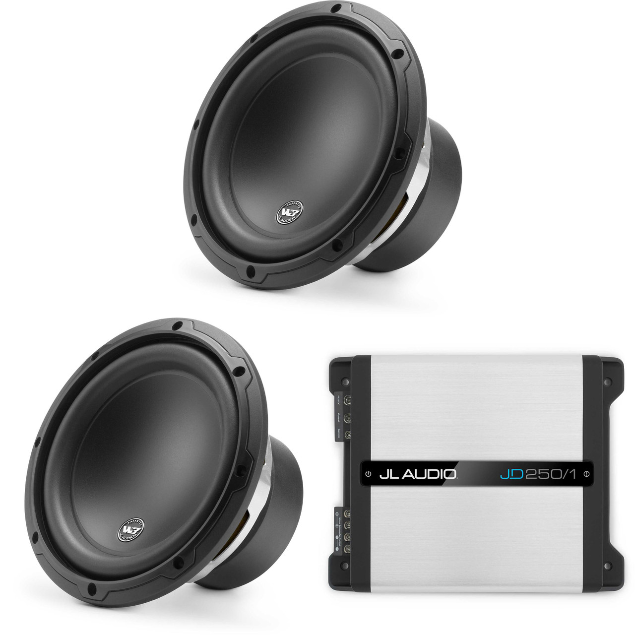 JL Audio (2) 8W3v3-4 8