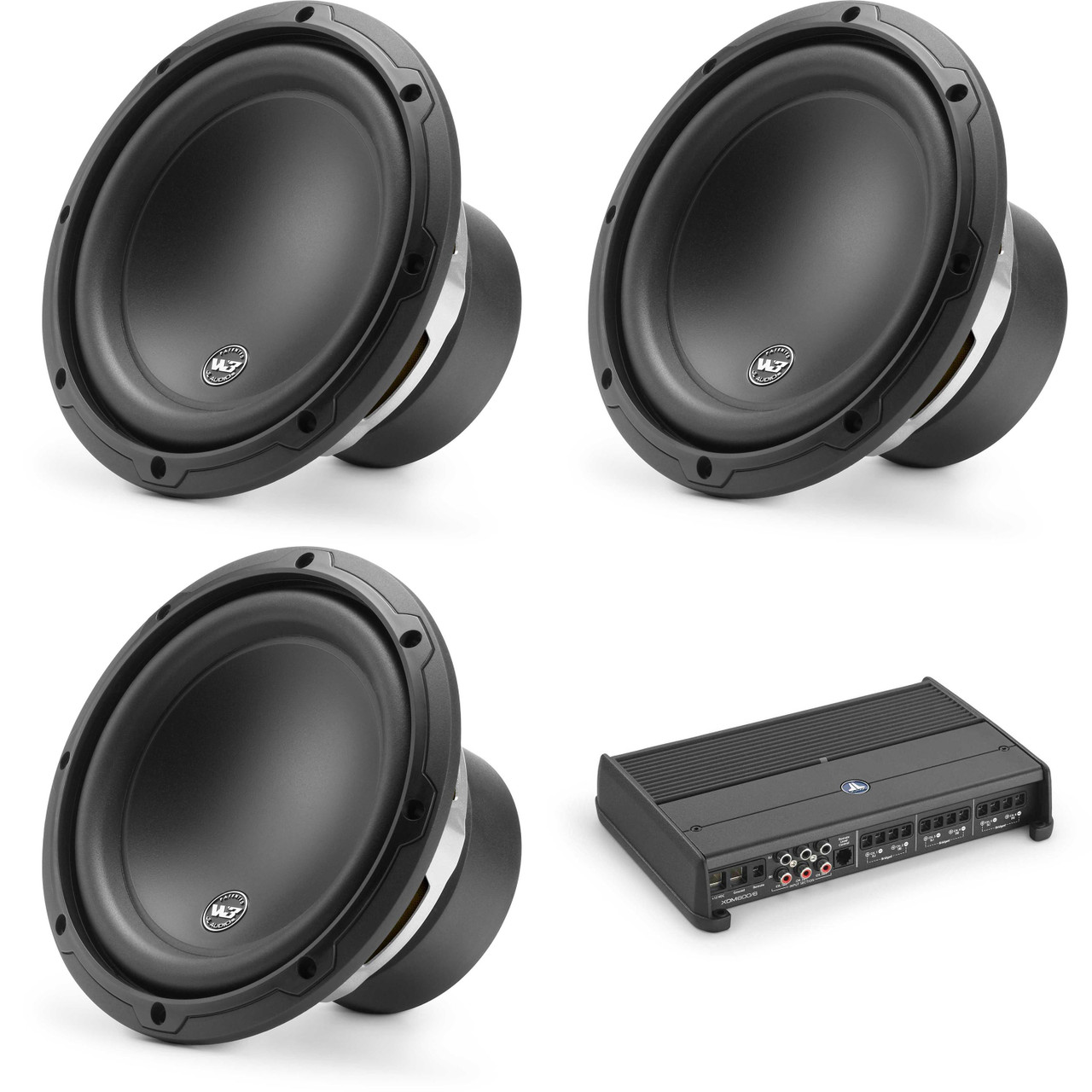 JL Audio (3) 8W3v3-4 8
