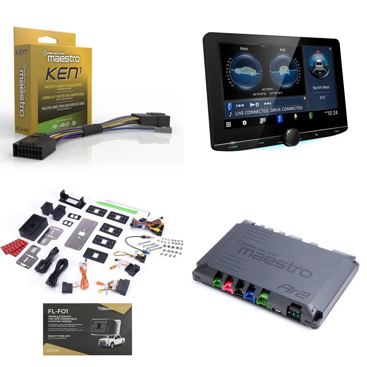 Kenwood DAX1050XR Direct Replacement Solution- 10.1