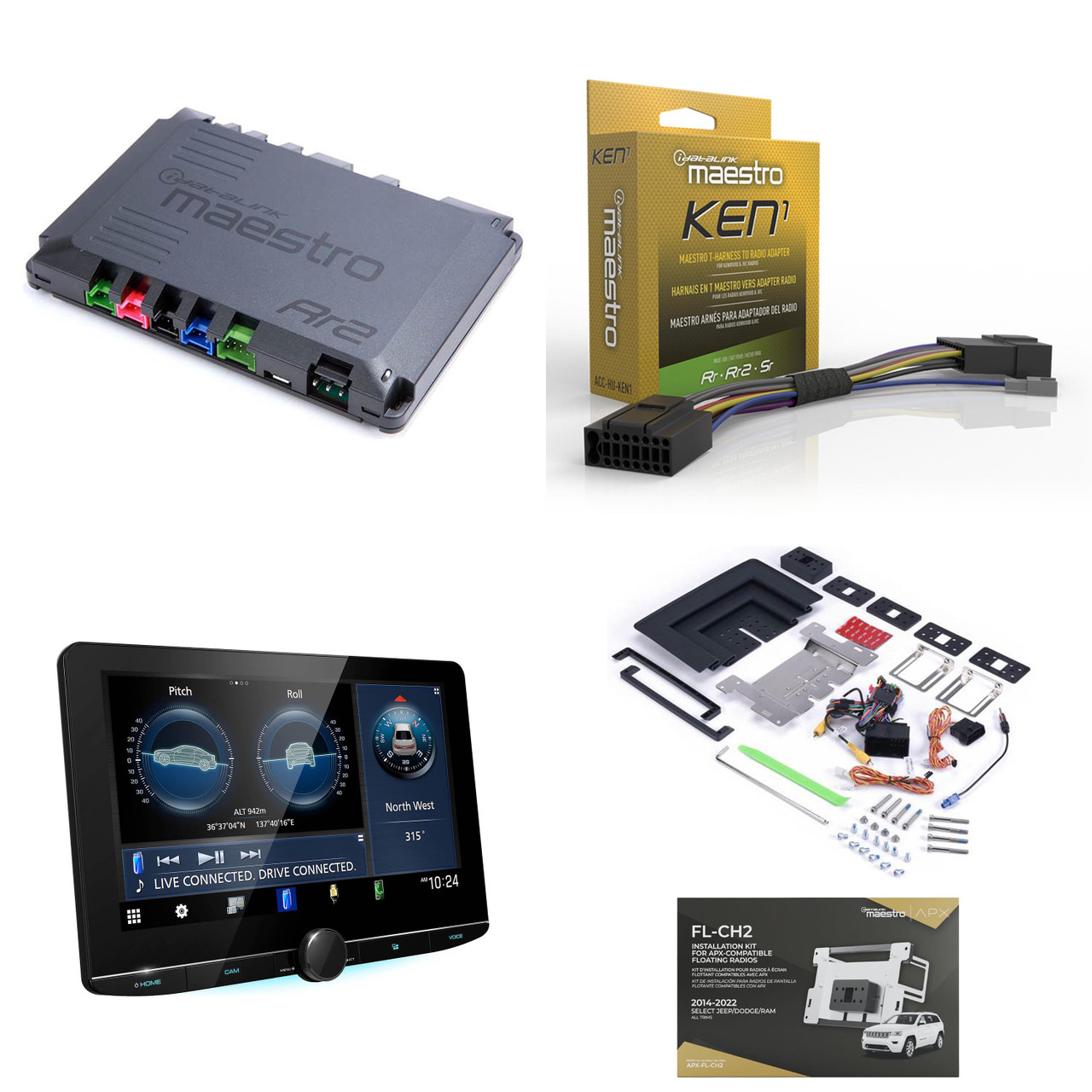 Kenwood DAX1050XR Direct Replacement Solution- 10.1