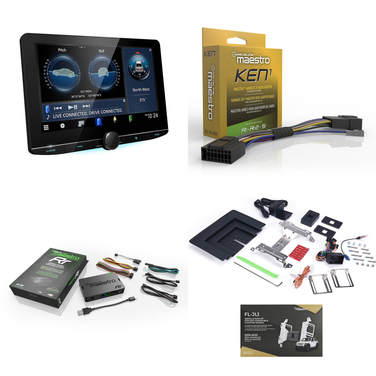 Kenwood DAX1050XR Direct Replacement Solution- 10.1