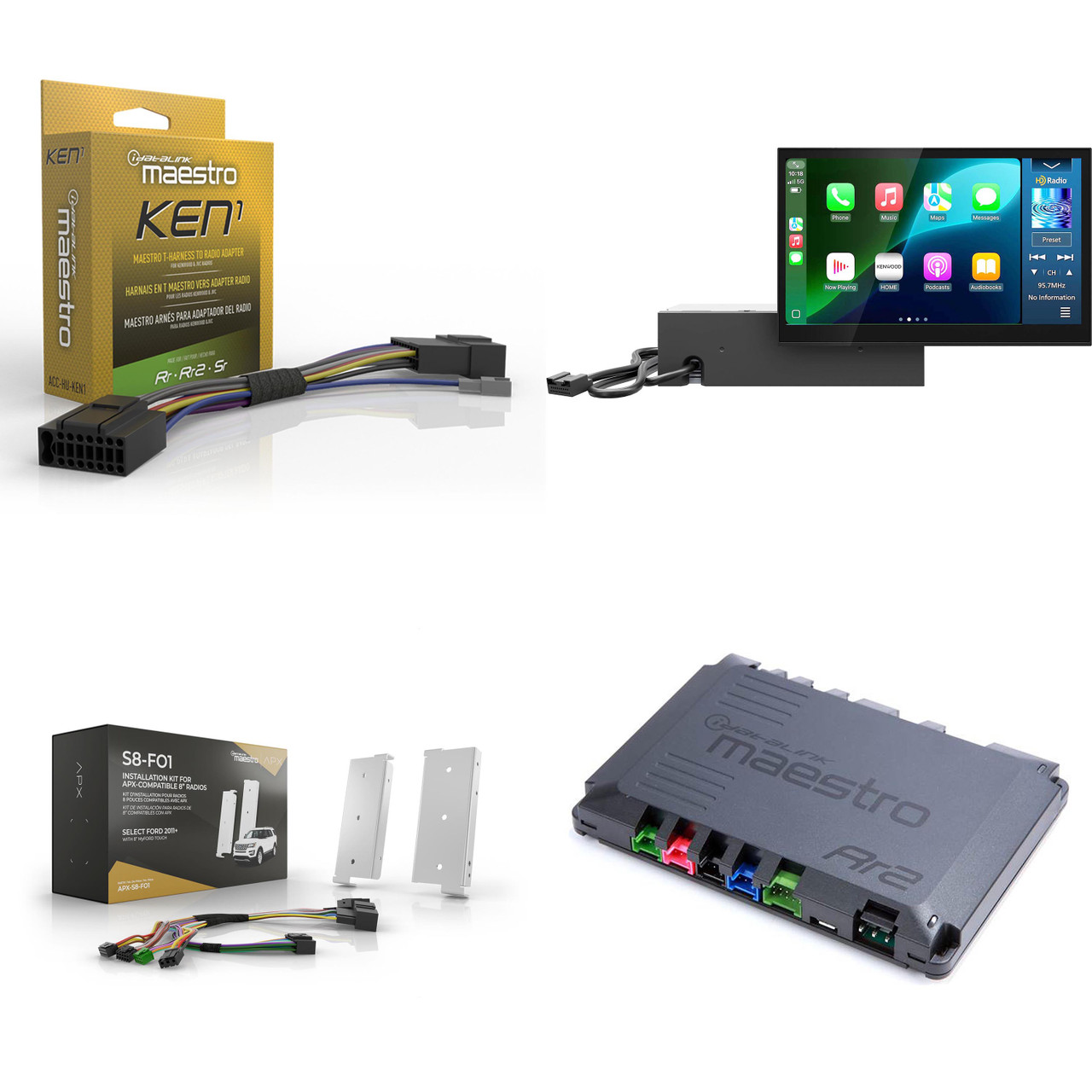 Kenwood DAX800XR Direct Replacement Solution- Factory Fit 8