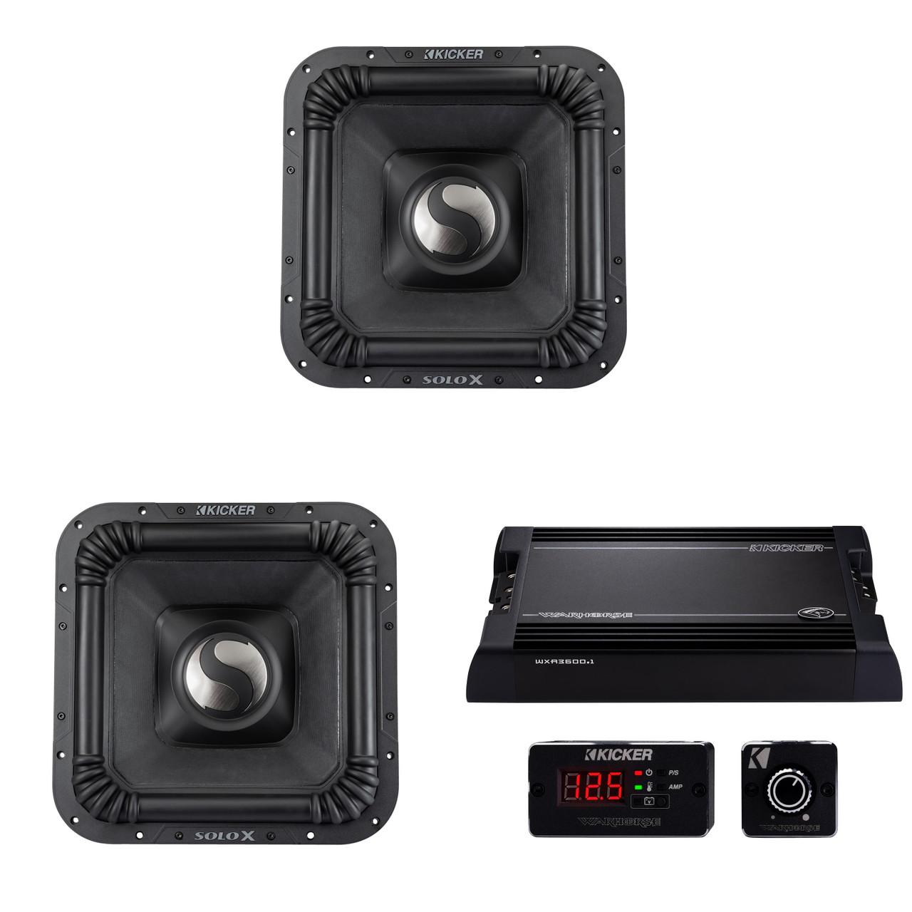 Kicker (2) 49L7X182 - SoloX L7X 18-Inch Competition Subwoofers