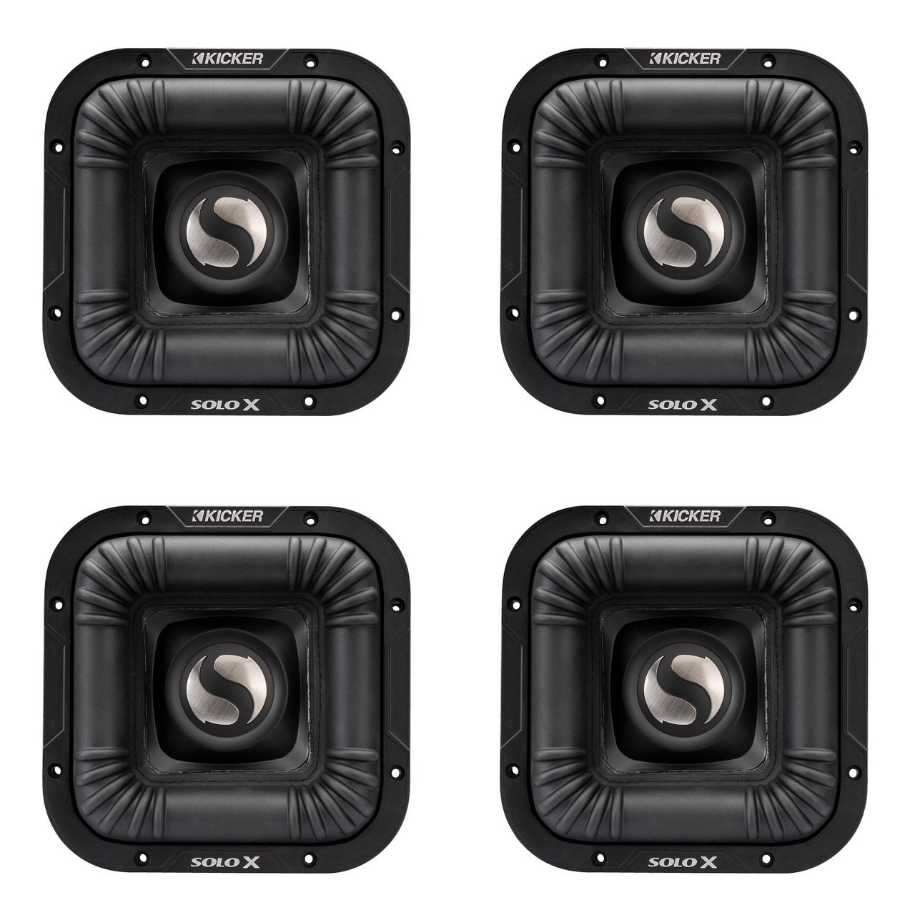 Kicker (4) 49L7X82 - SoloX L7X 8-Inch Competition Subwoofer, 2-Ohm