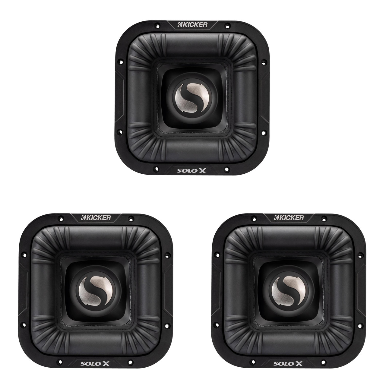 Kicker (3) 49L7X81 - SoloX L7X 8-Inch Competition Subwoofer, 1-Ohm