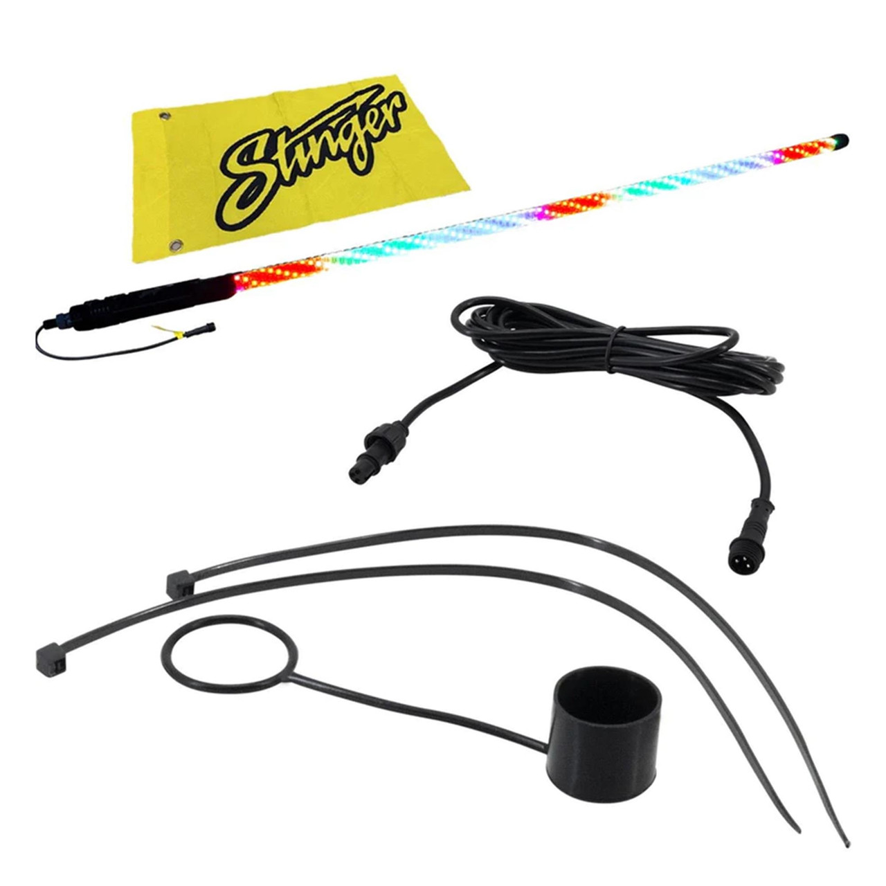 Stinger SPXDW4 4 Foot Dynamic RGB Whip Light - Creative Audio
