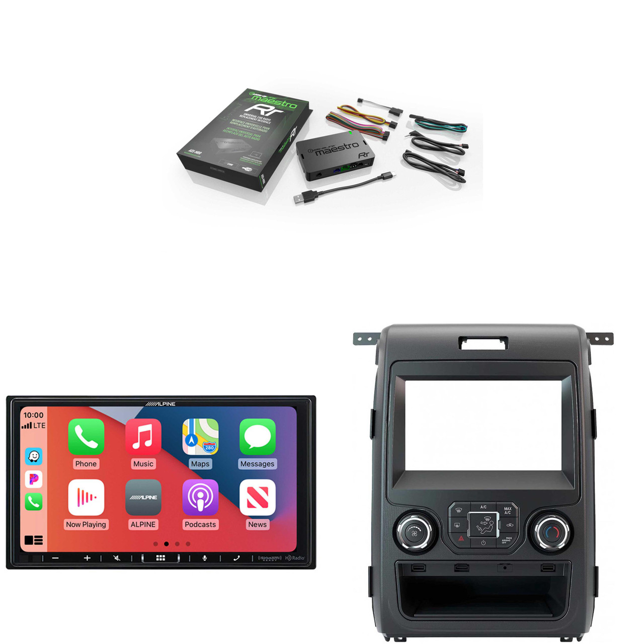 Alpine iLX-407 Radio Upgrade Compatible with F150 13-14