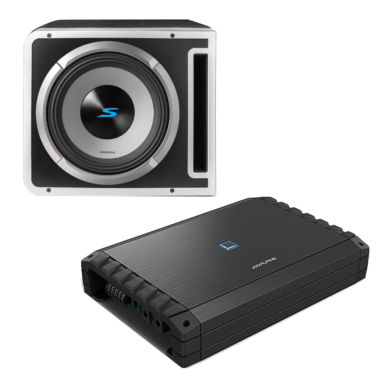 Alpine S2-A55V S-Series 5-Channel Amplifier & Alpine S2-SB10V 10